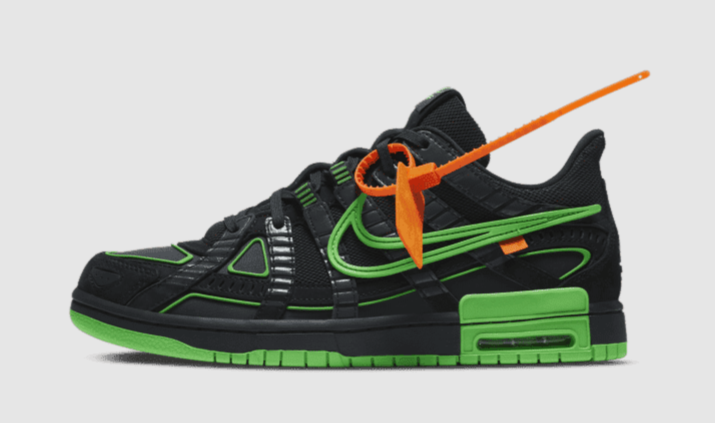 NIKE DUNK RUBBER "Off-White - Green Strike"