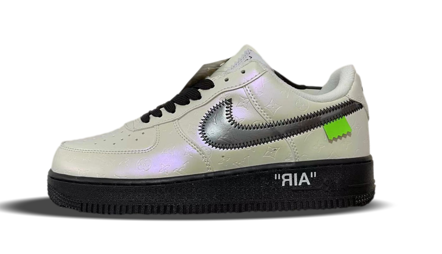 Nike air Force 1 de Nike x Louis Vuitton irridescente