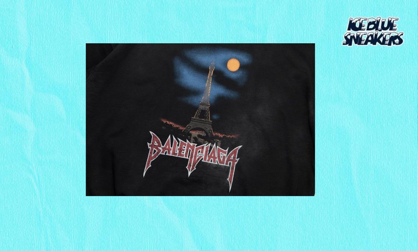 SUDADERA BALENCIAGA PARIS MOON OVERSIZE